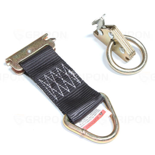 E-Track Tie Off and TRIPLE Plated Ring Set