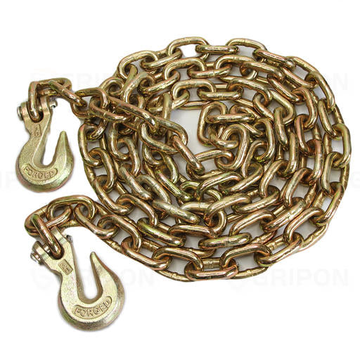 3/8" x 10ft Grade 70 Binder Chain (Two Grab Hook End)