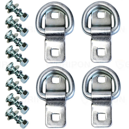 3/8" Bolt On D Ring Anchor with Hardware