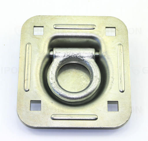 Recessed Tie Down D Rings with Square Mounting