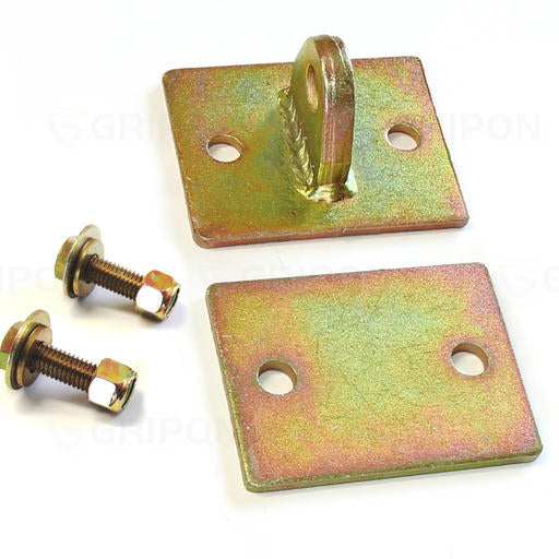 Clevis Mount with Backer Plate - Accepts 1/2inch Shackle