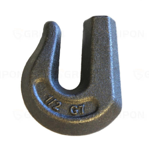 1/2" WeldOn Clevis Grab Chain Hook Grade 70 — GriponHardware